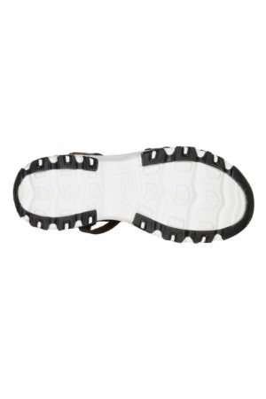 sandalias sport skechers dlites negro-blanco 31514