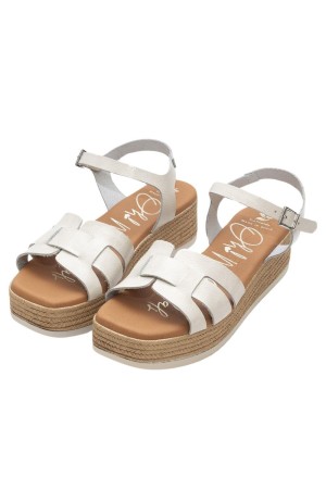Sandalias cuña Mujer oh my Sandals hielo 5439