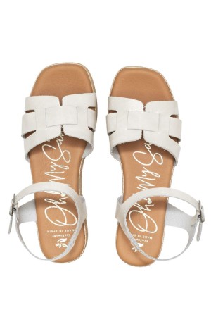 Sandalias cuña Mujer oh my Sandals hielo 5439