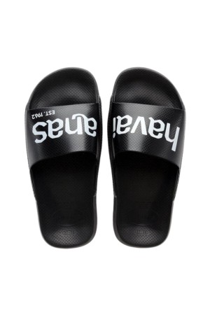 Chanclas Hombre Havaianas Slide Classic Logomania negro 4148124