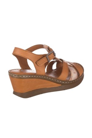 sandaalias cuña 48horas cuero 415401