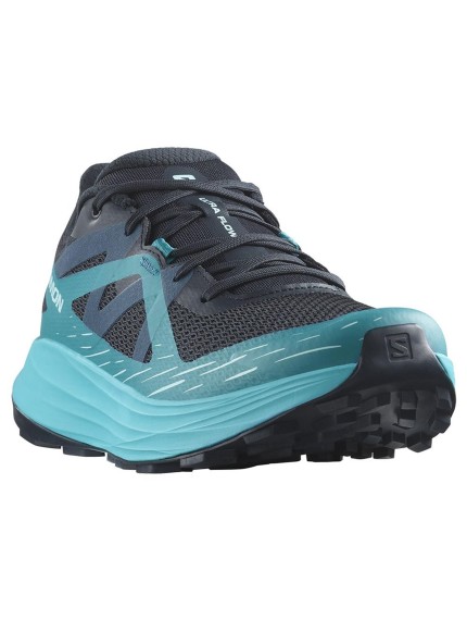 deportivos running salomon ultra flow verde agua l47485200 2