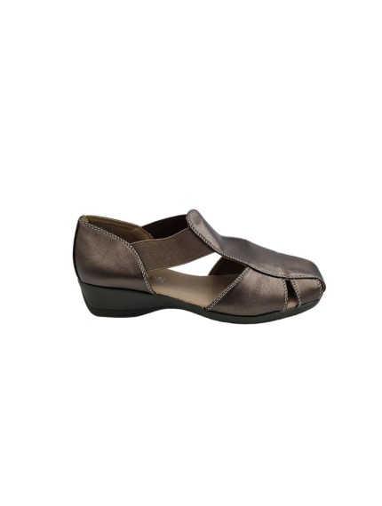sandalias cuña bronce k091 2