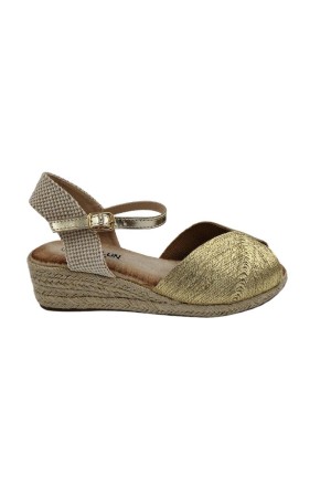 alpargatas esparto Mujer oro h529