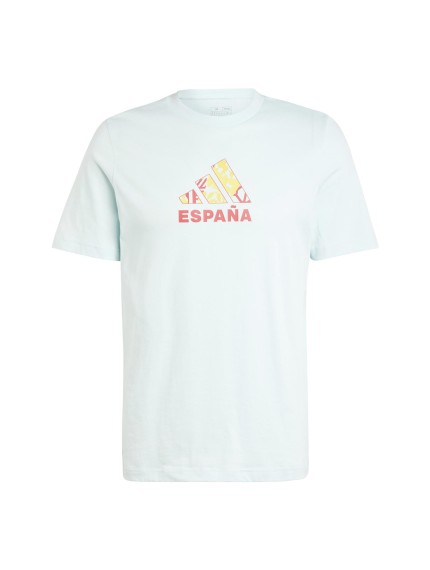 CAMISETAS HOMBRE ADIDAS ESPAÑA FAN CELESTE IY6061