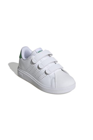 deportivos casual adidas advantage base blanco-verde ie9019