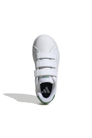 deportivos casual adidas advantage base blanco-verde ie9019