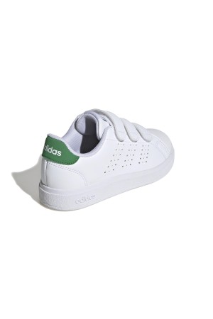 deportivos casual adidas advantage base blanco-verde ie9019