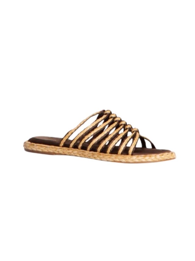 sandalias planas mujer corina yute...