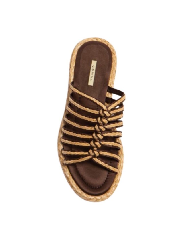sandalias planas mujer corina yute...