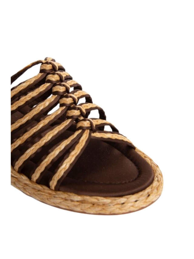 sandalias planas mujer corina yute...