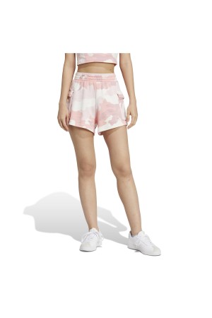 pantalones cortos Mujer Adidas W camo cargo sh rosa iy1670