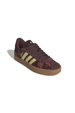 deportivos casual adidas court 3.0 marron-amarillo ih7776