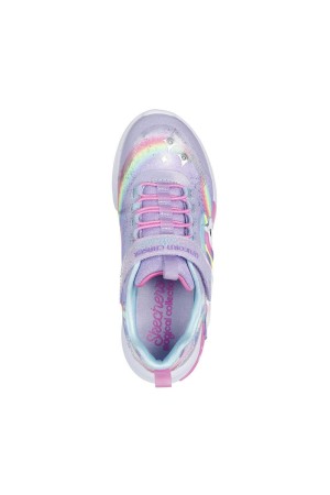 deportivos con luces skechers unicornio lavanda 302298l