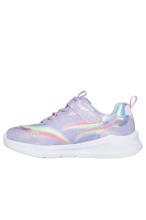 deportivos con luces skechers unicornio lavanda 302298l