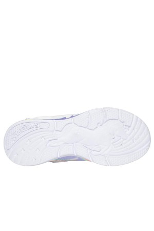 deportivos con luces skechers unicornio lavanda 302298l