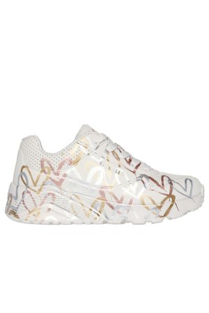 deportivos fitness skechers uno lite natural 314067l