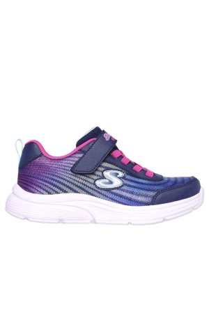 deportivos fitness skechers wavy lites marino-multi 303393l