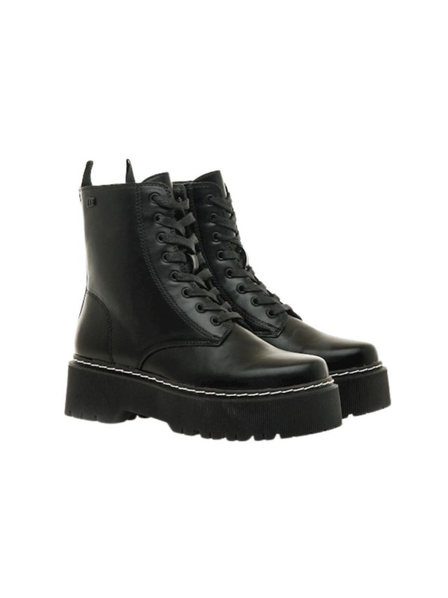 botas militares  mustang negro 54146