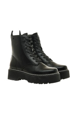 botas militares  mustang negro 54146