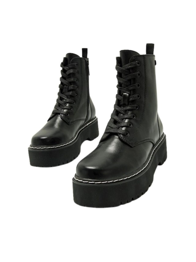 botas militares  mustang negro 54146