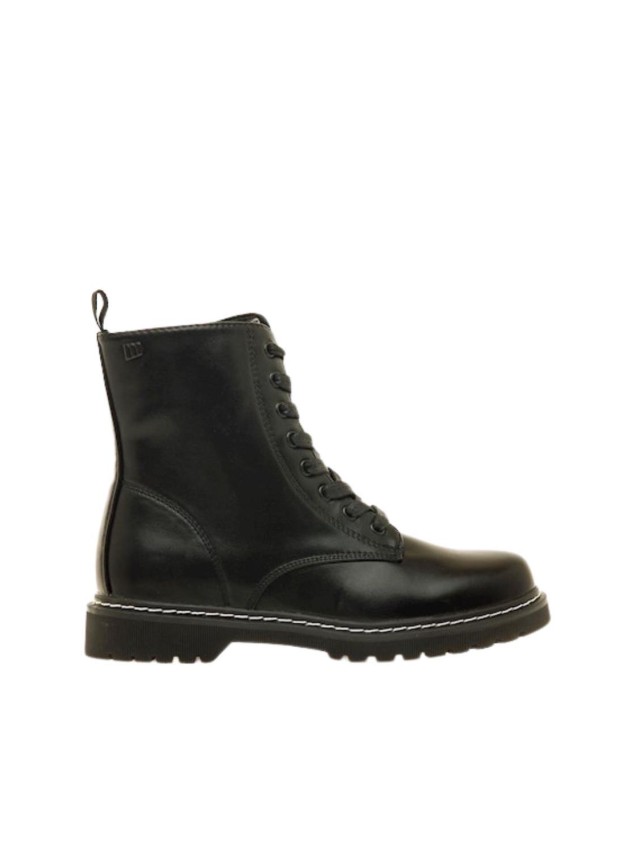botas miltares mustang negro 54164