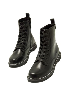 botas miltares mustang negro 54164