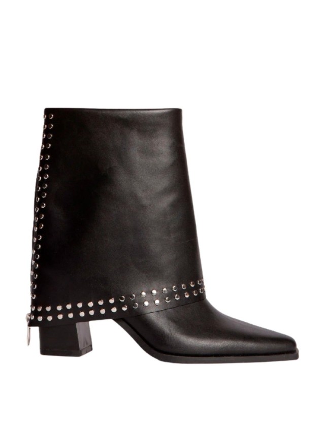 botas tacon corina negro m4635