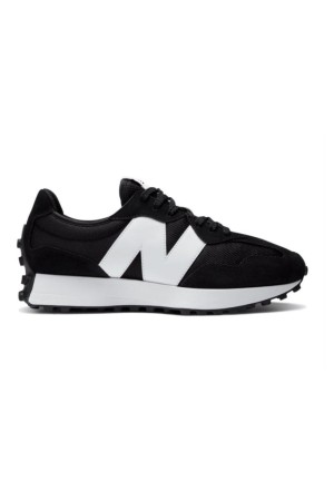 deportivos unisex  new balance negro-blanco ms327cbw