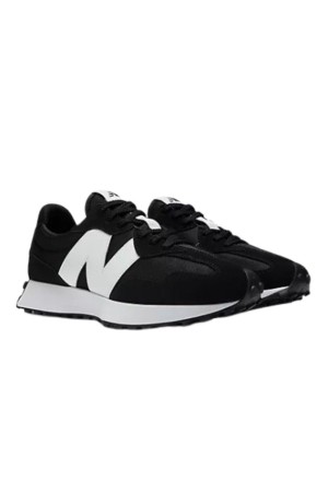 deportivos unisex  new balance negro-blanco ms327cbw