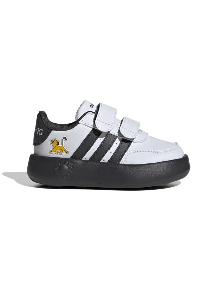 deportivos casual adidas lionking blanco-negro if1755 2