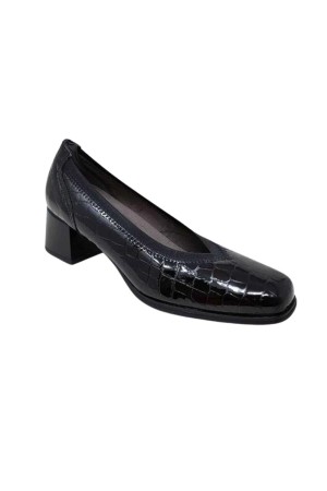 zapatos de salón pitillos negro 10120