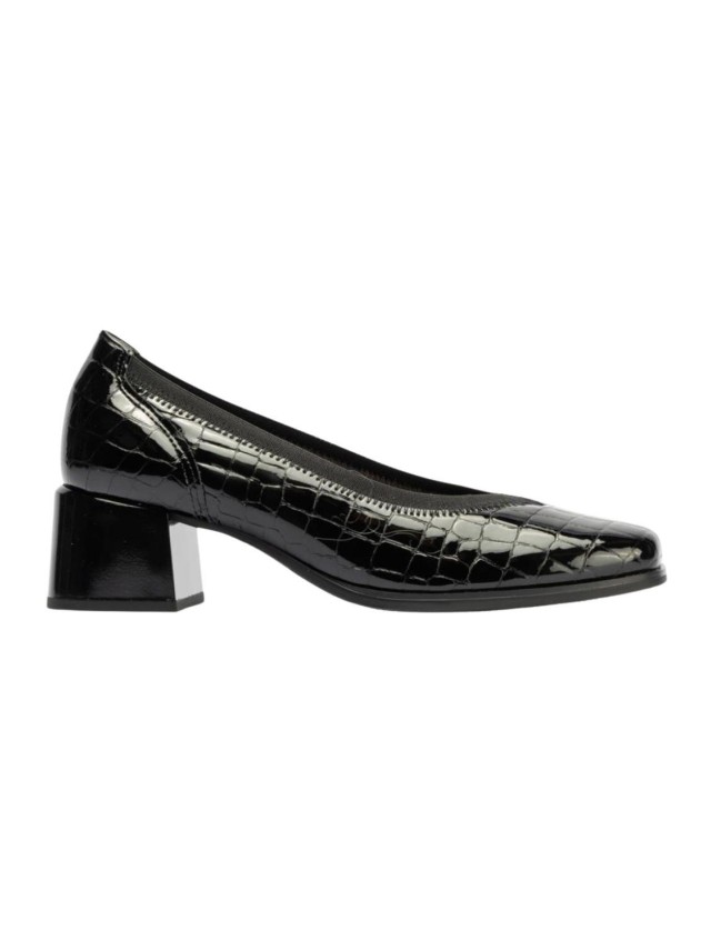 zapatos de salón pitillos negro 10120