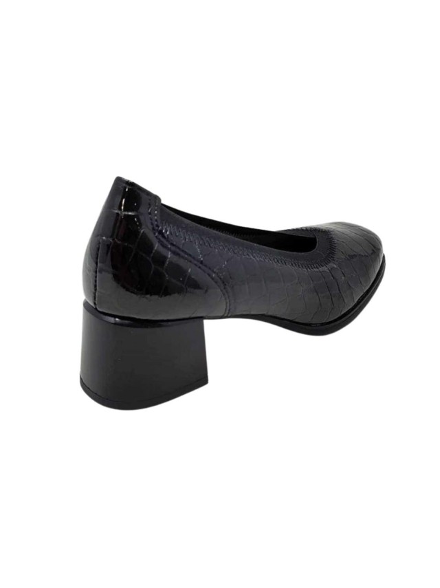 zapatos de salón pitillos negro 10120