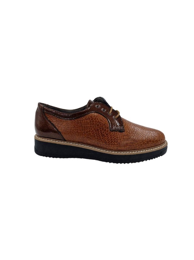 zapatos blucher pitillos cuero 10075
