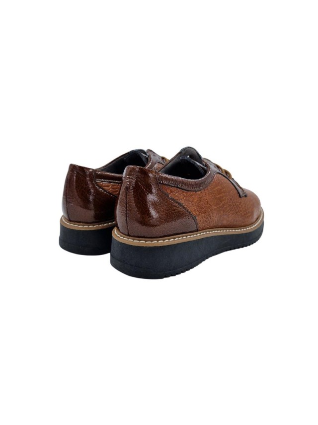 zapatos blucher pitillos cuero 10075