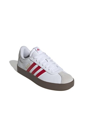 deportivos casual adidas court 3.0 blanco-rojo ji2908