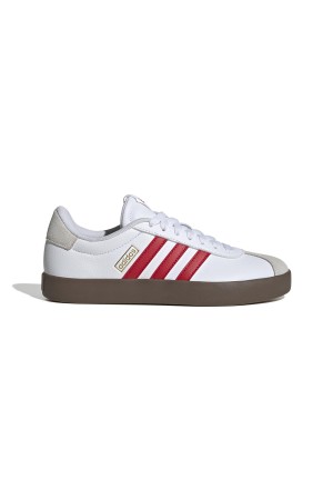 deportivos casual adidas court 3.0 blanco-rojo ji2908