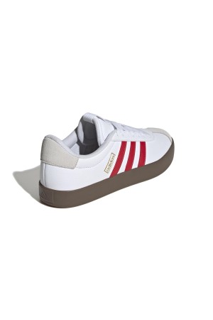 deportivos casual adidas court 3.0 blanco-rojo ji2908