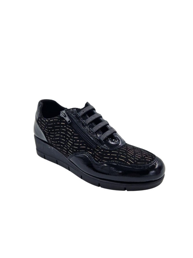 zapatos blucher 48horas negro 421107