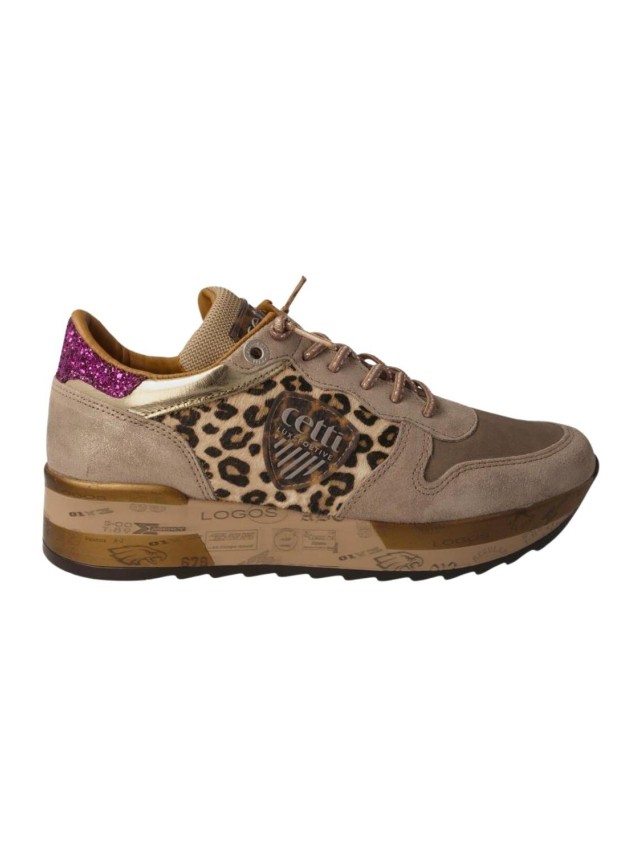 deportivo casual cetti leopardo c-1368