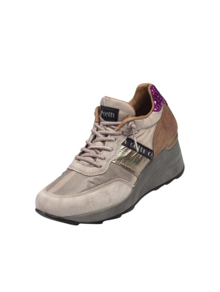 deportivo casual cetti oro-rosa c-1149