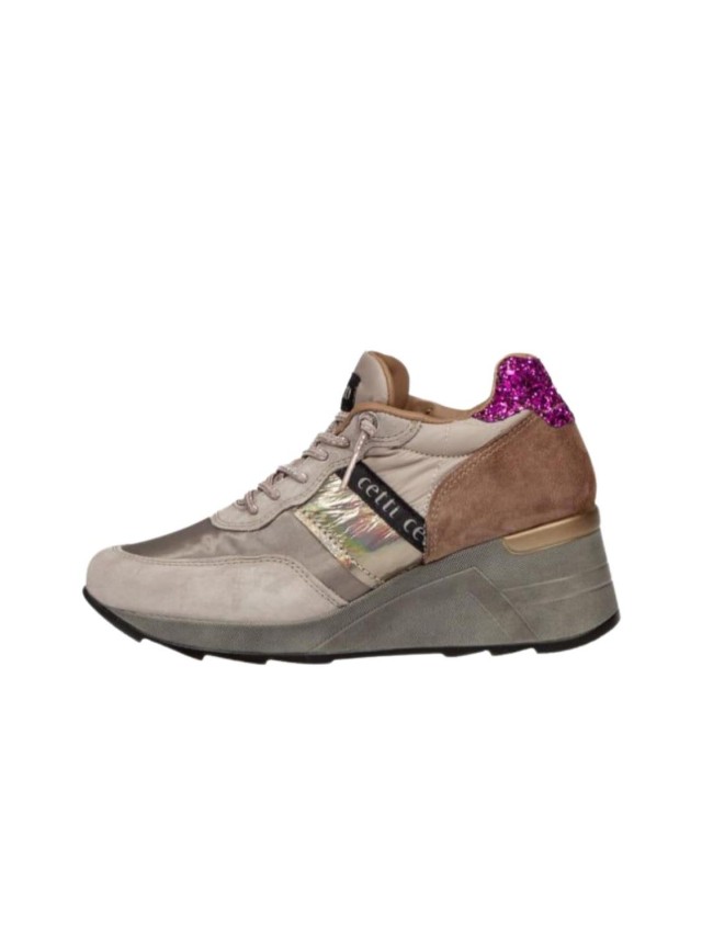 deportivo casual cetti oro-rosa c-1149