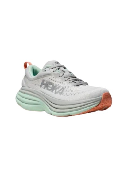 deportivos running hoka bondi 8 plata 1127952sqb