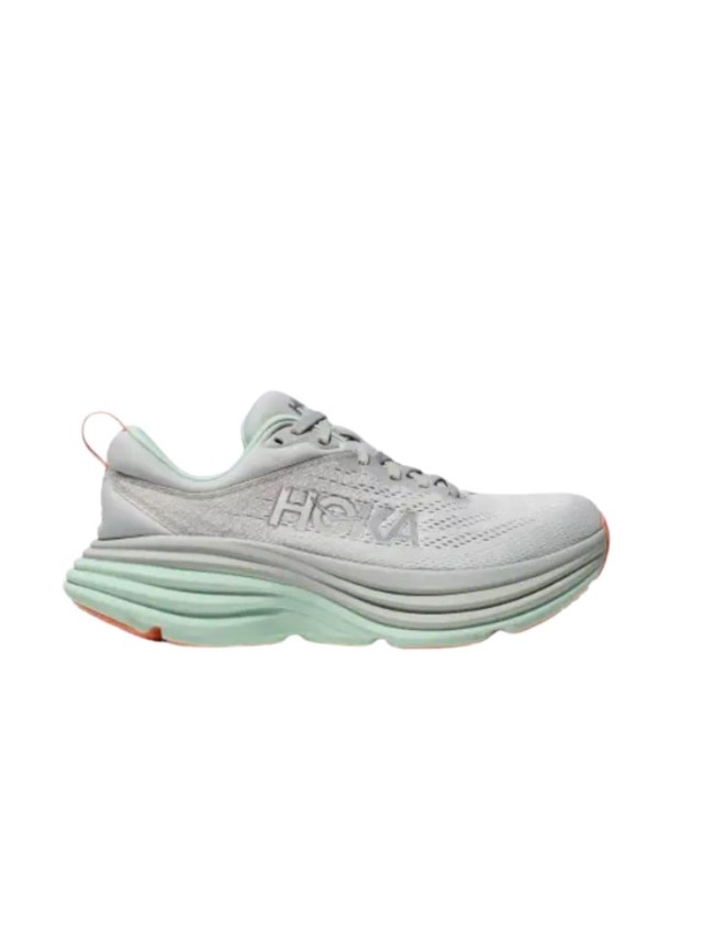 deportivos running hoka bondi 8 plata...