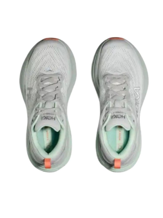 deportivos running hoka bondi 8 plata...