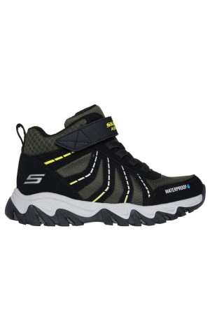 deportivos trekking skechers rugger negro-verde 406412l
