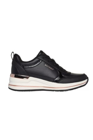 deportivos casual skechers billion  negro-blanco 177345