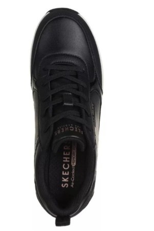 deportivos casual skechers billion  negro-blanco 177345