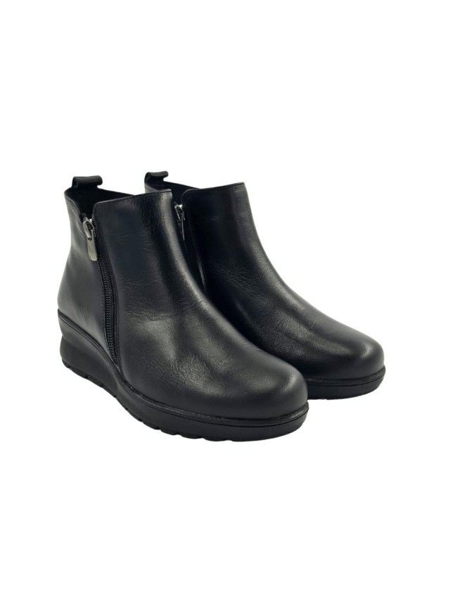 Botines Sport Mujer 48hrs cuña negro...